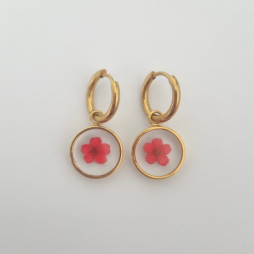 Blossom Charm oorbellen (goud)