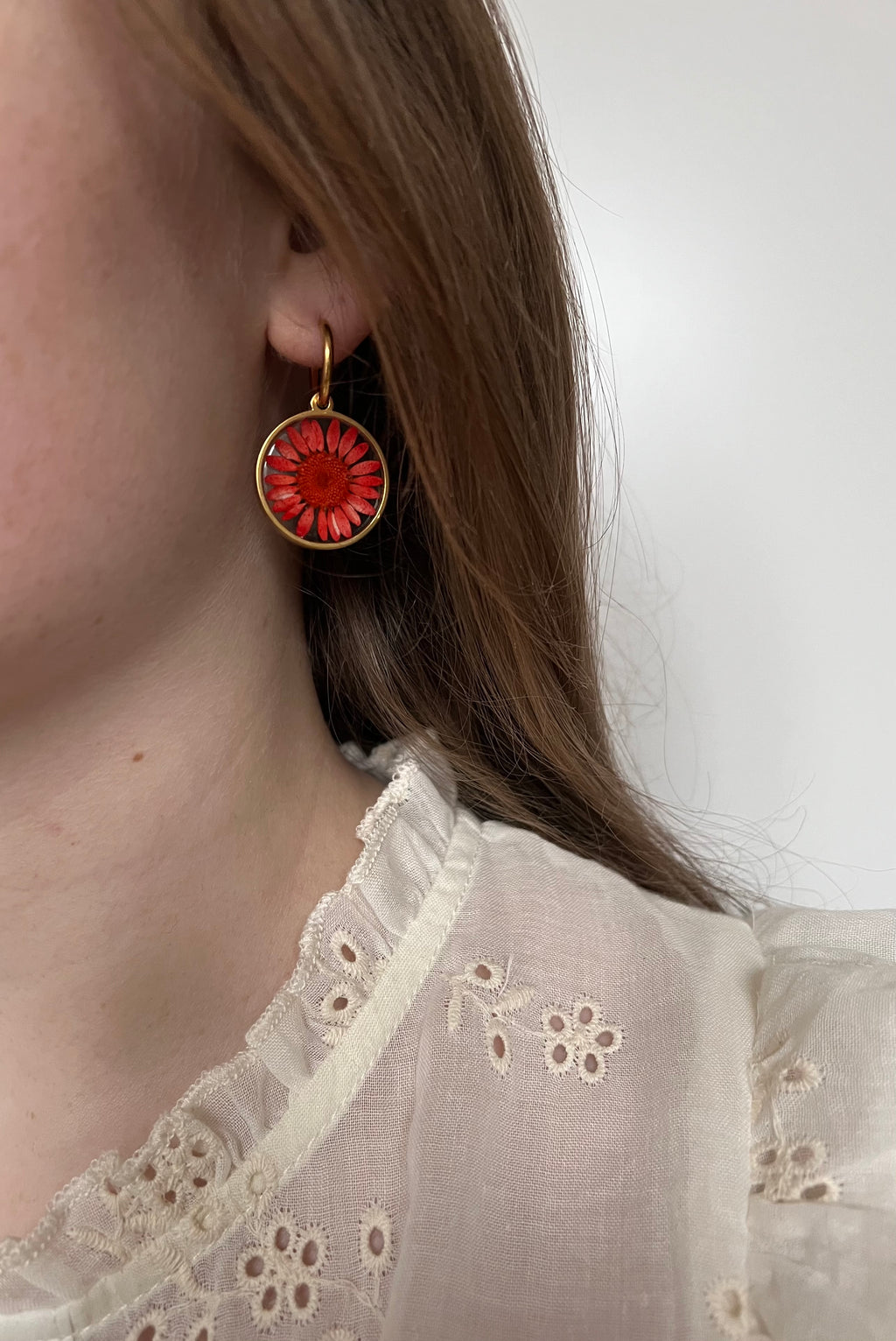 Shiny Flower oorbellen