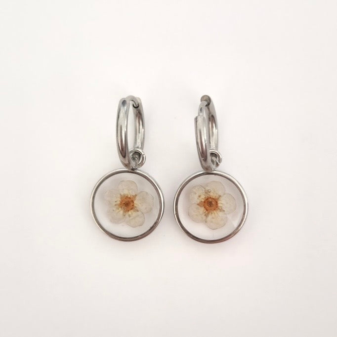 Blossom Charm oorbellen (zilver)