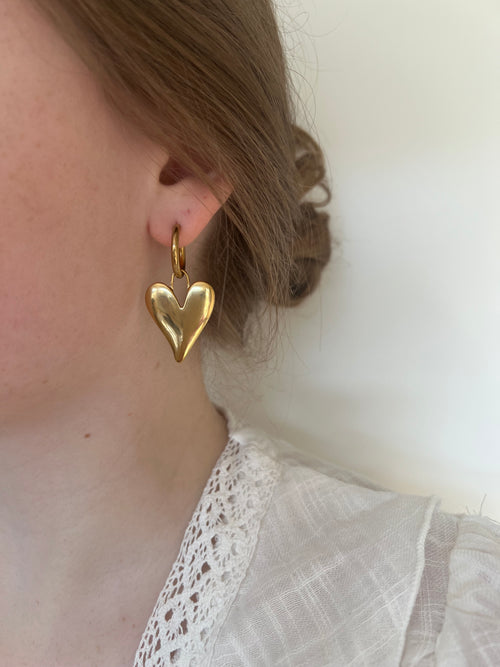 Big Heart oorbellen