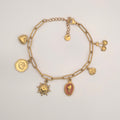 Sunkissed bedelarmband (goud)