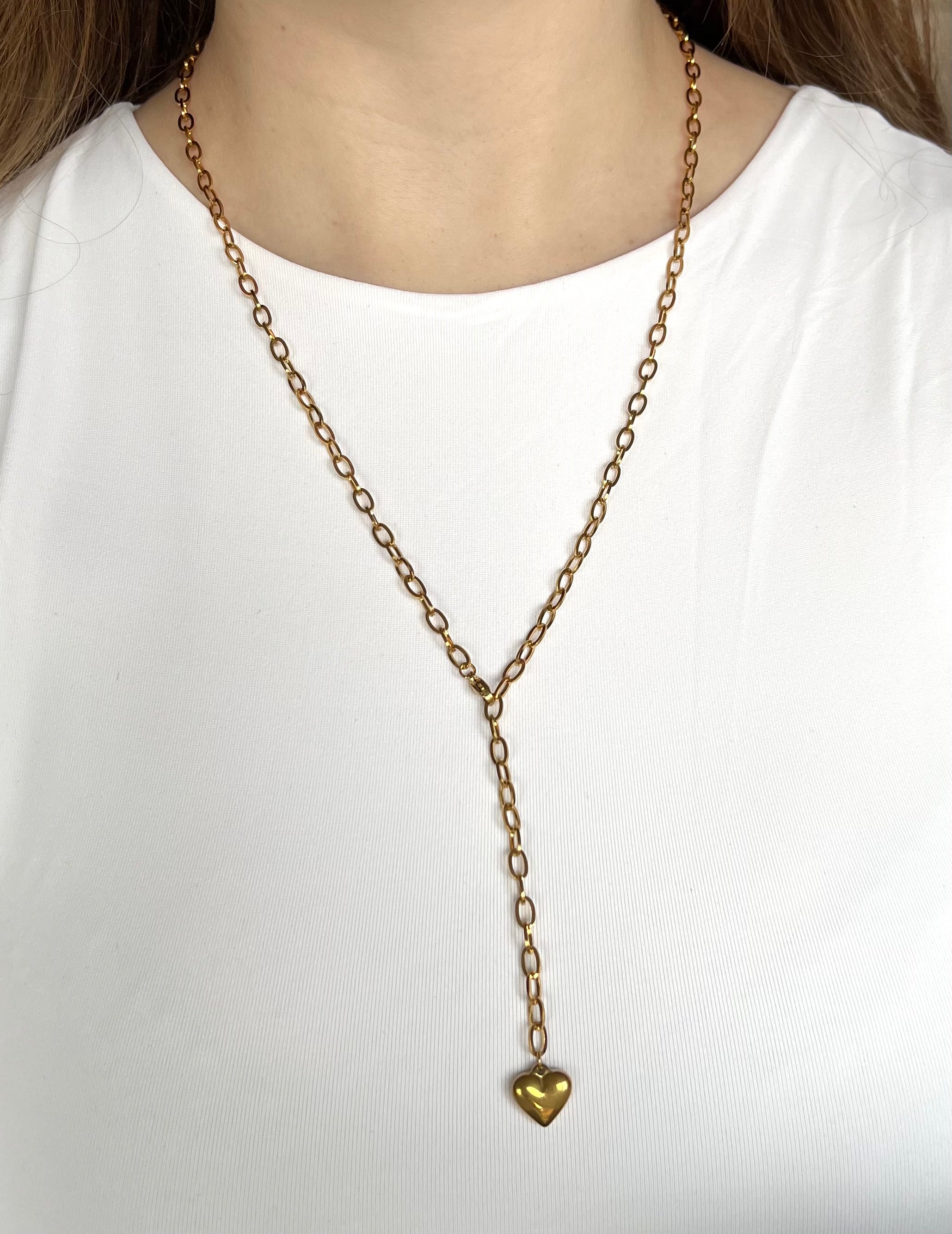 Edge Heart lange ketting