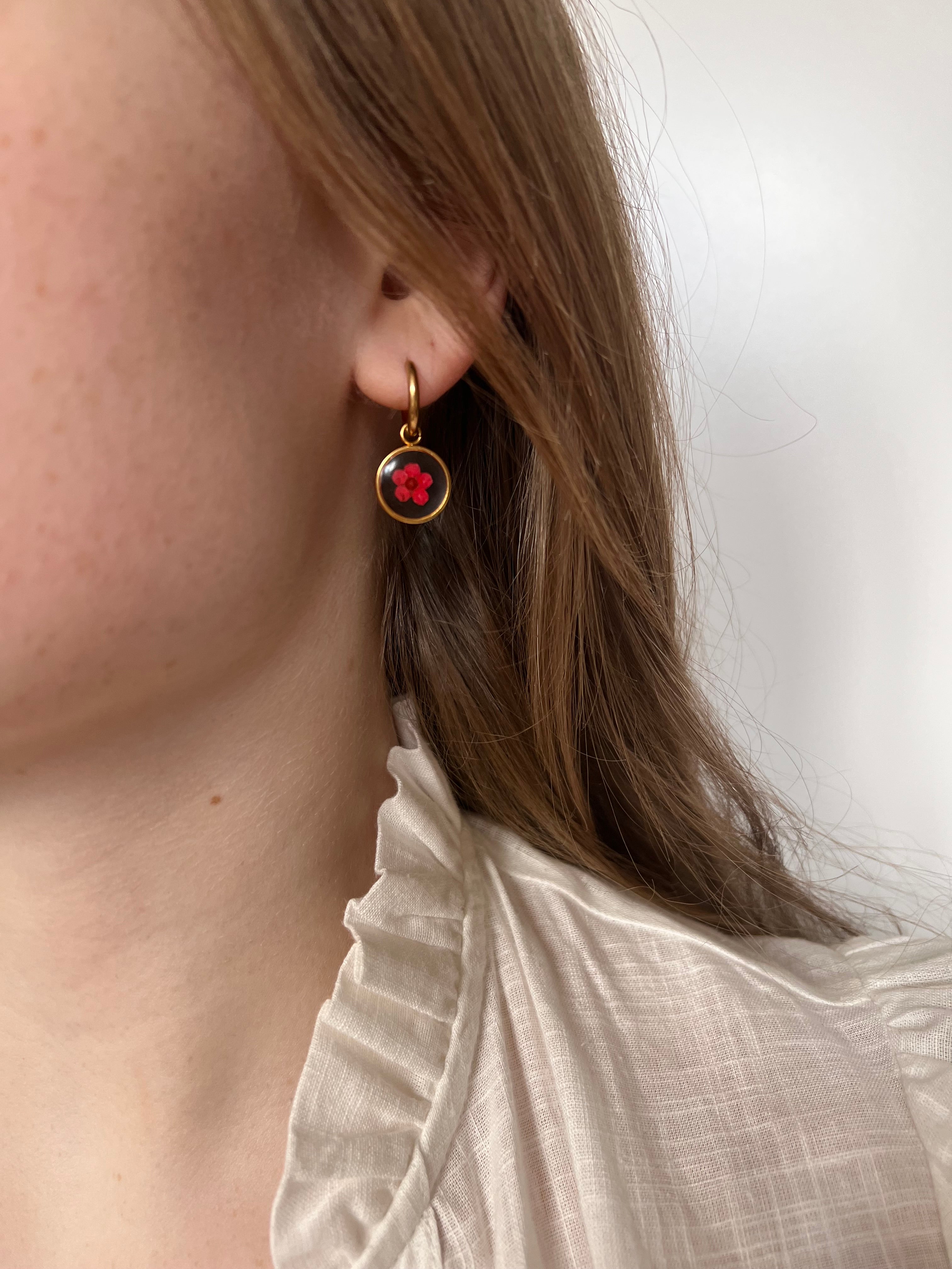 Blossom Charm oorbellen (goud)