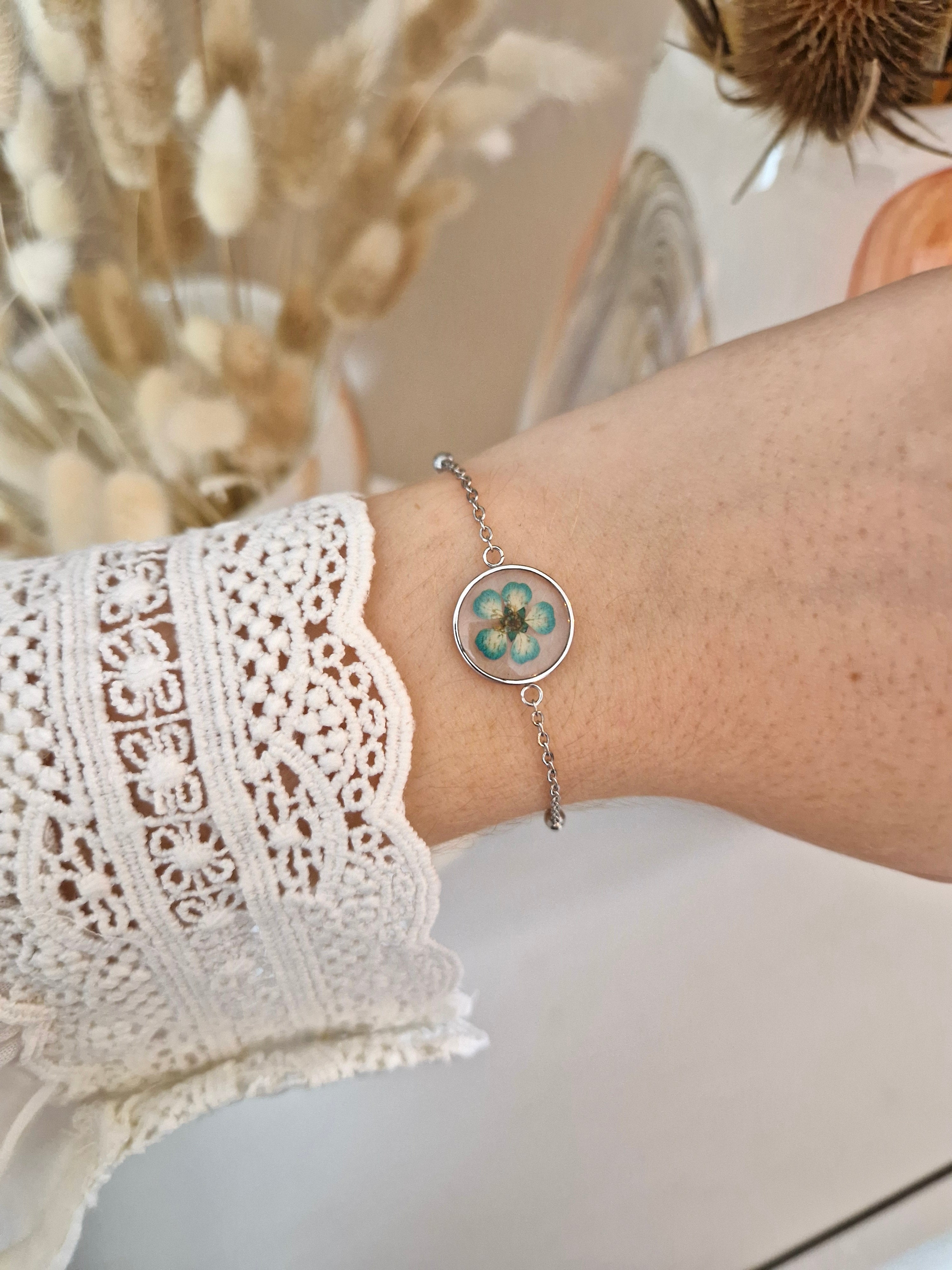 Blossom Charm armband (zilver)