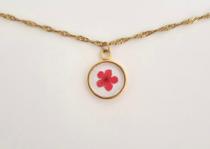 Blossom Charm ketting (goud)