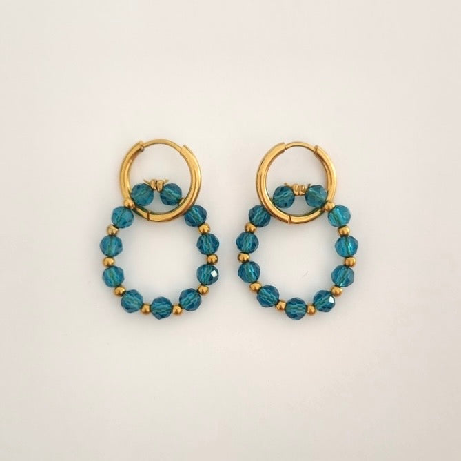 Sparkling Circle oorbellen