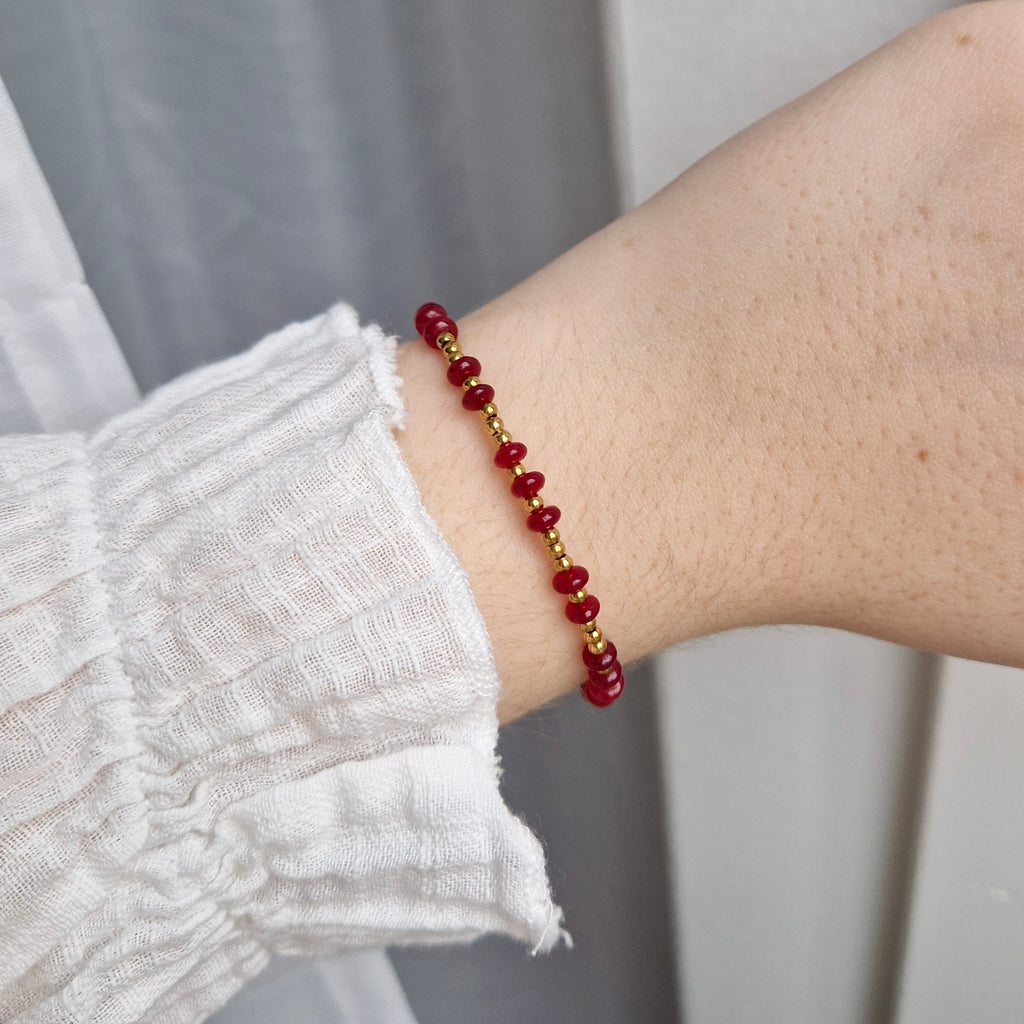Ruby Disc armband