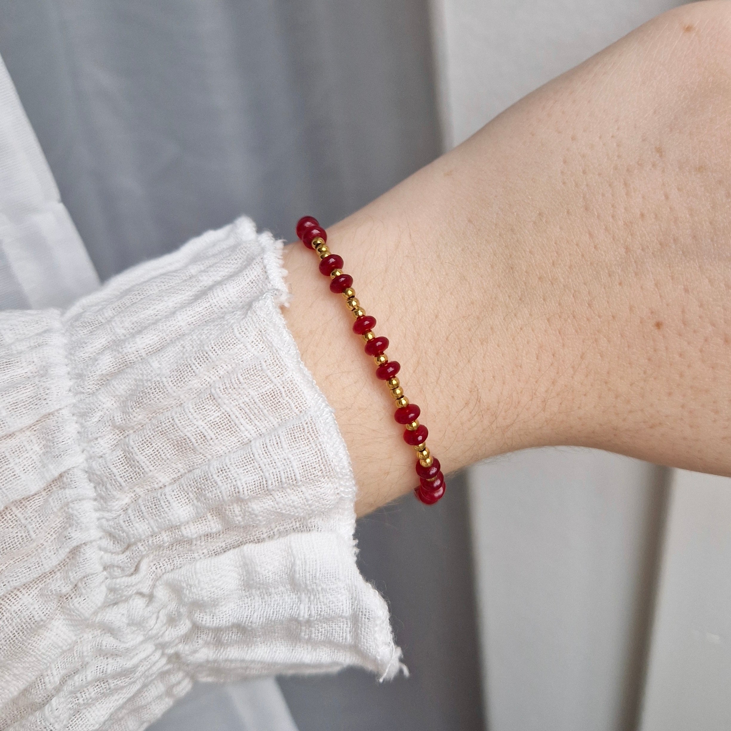 Ruby Disc armband
