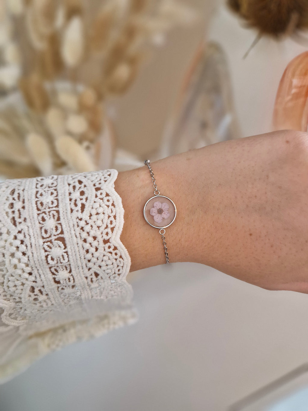 Blossom Charm armband (zilver)