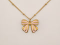 Pink Bow ketting