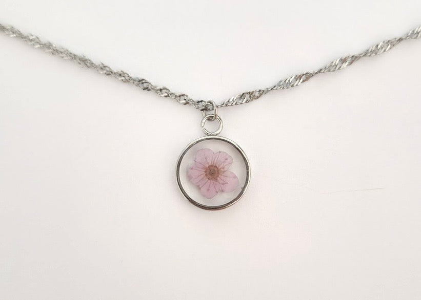 Blossom Charm ketting (zilver)