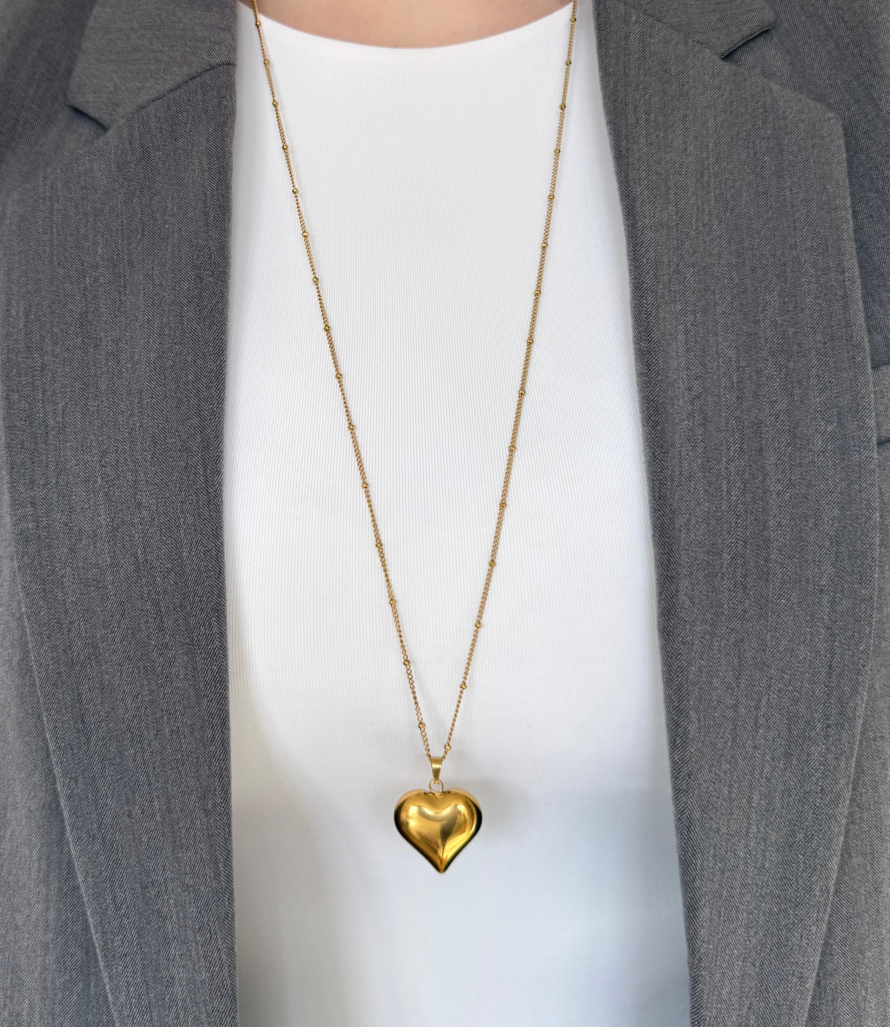 Bold Heart lange ketting