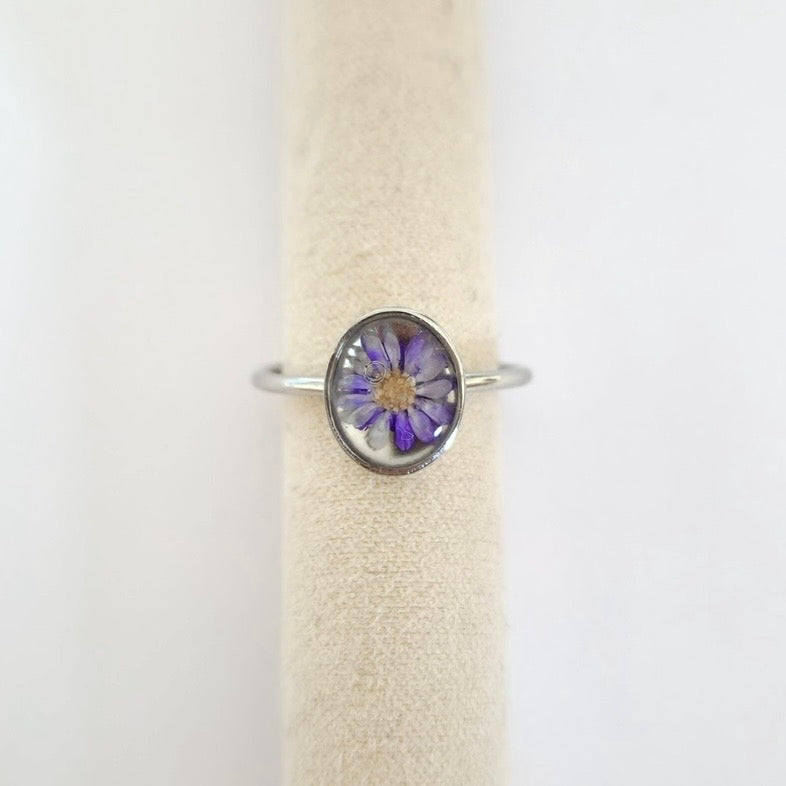 Bloomy ring (zilver)