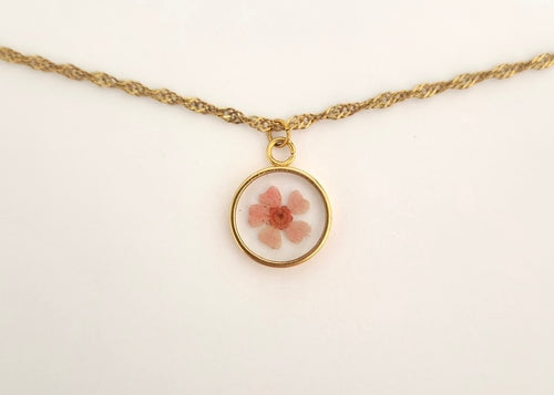 Blossom Charm ketting (goud)