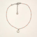 Dotty Shell enkelbandje (zilver)