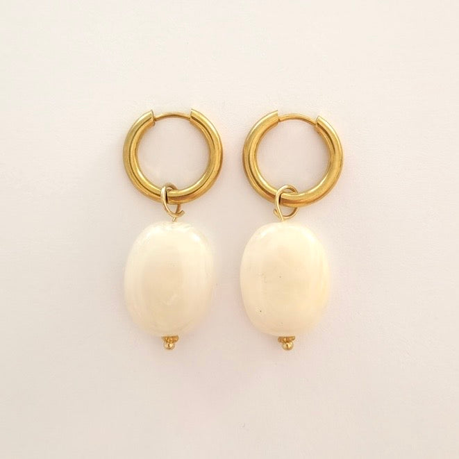 Marble Charm oorbellen