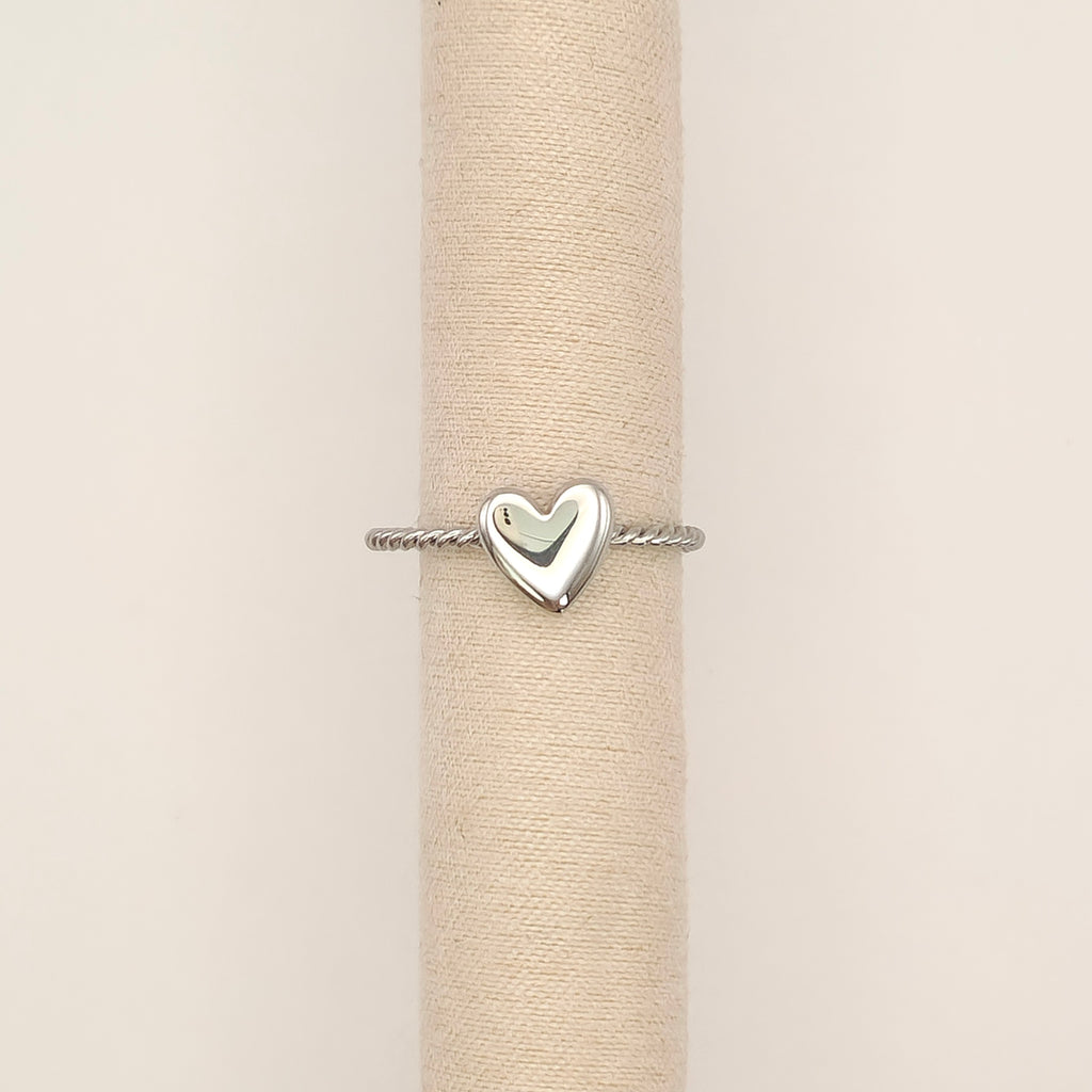 Silver Love ring