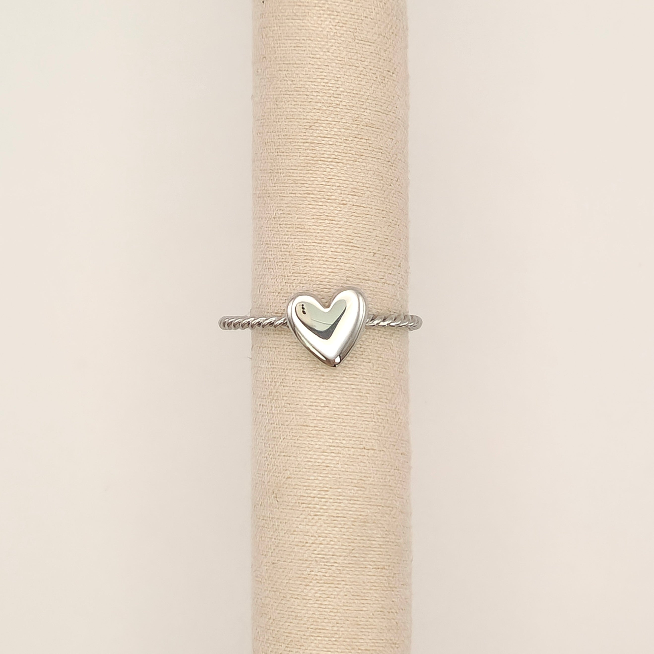 Silver Love ring