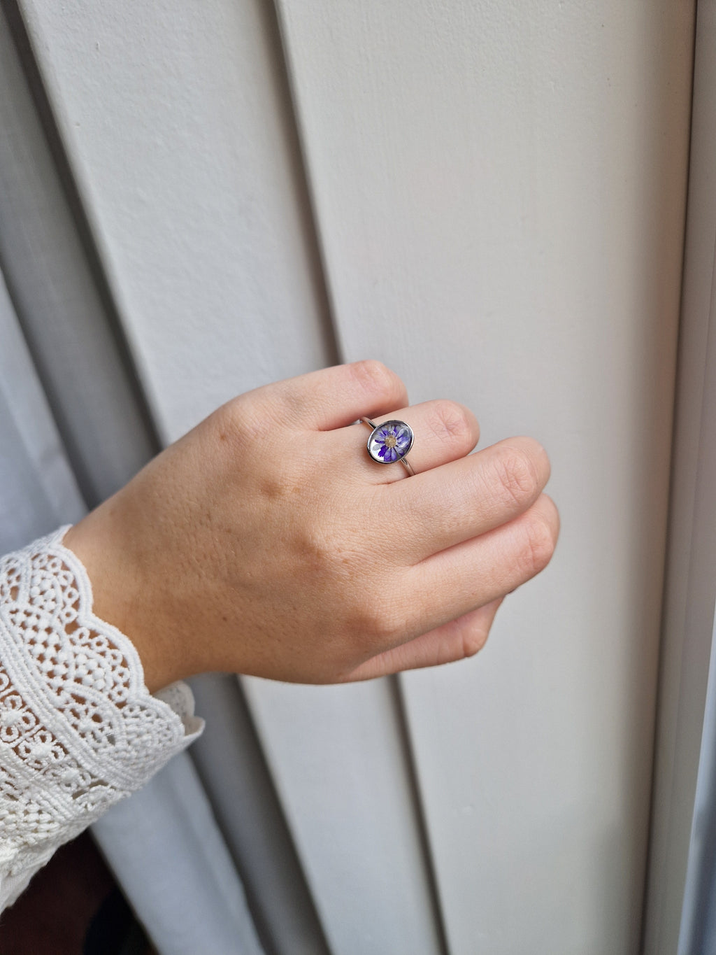 Bloomy ring (zilver)