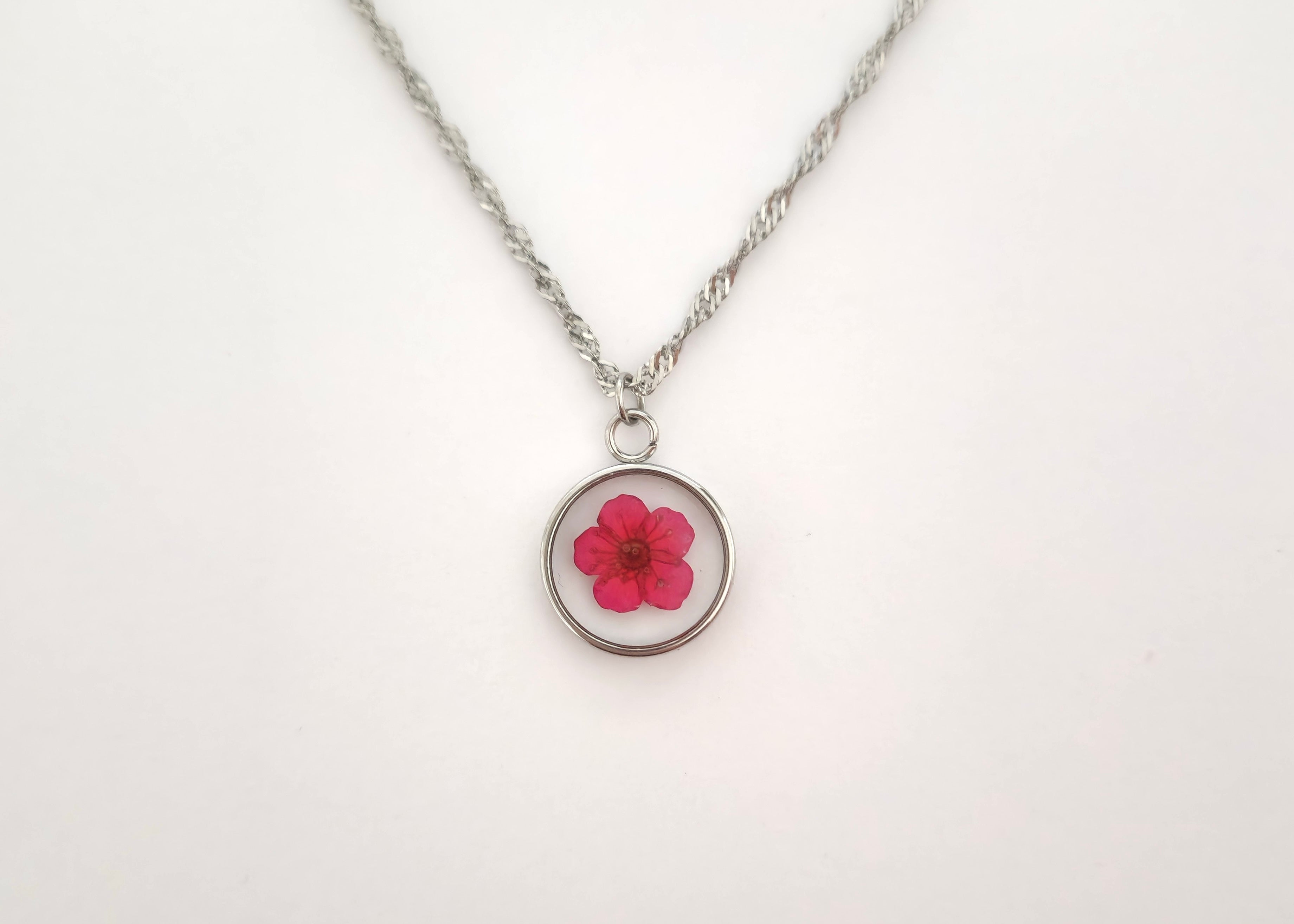 Blossom Charm ketting (zilver)