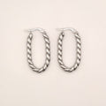 Oval Twist oorbellen