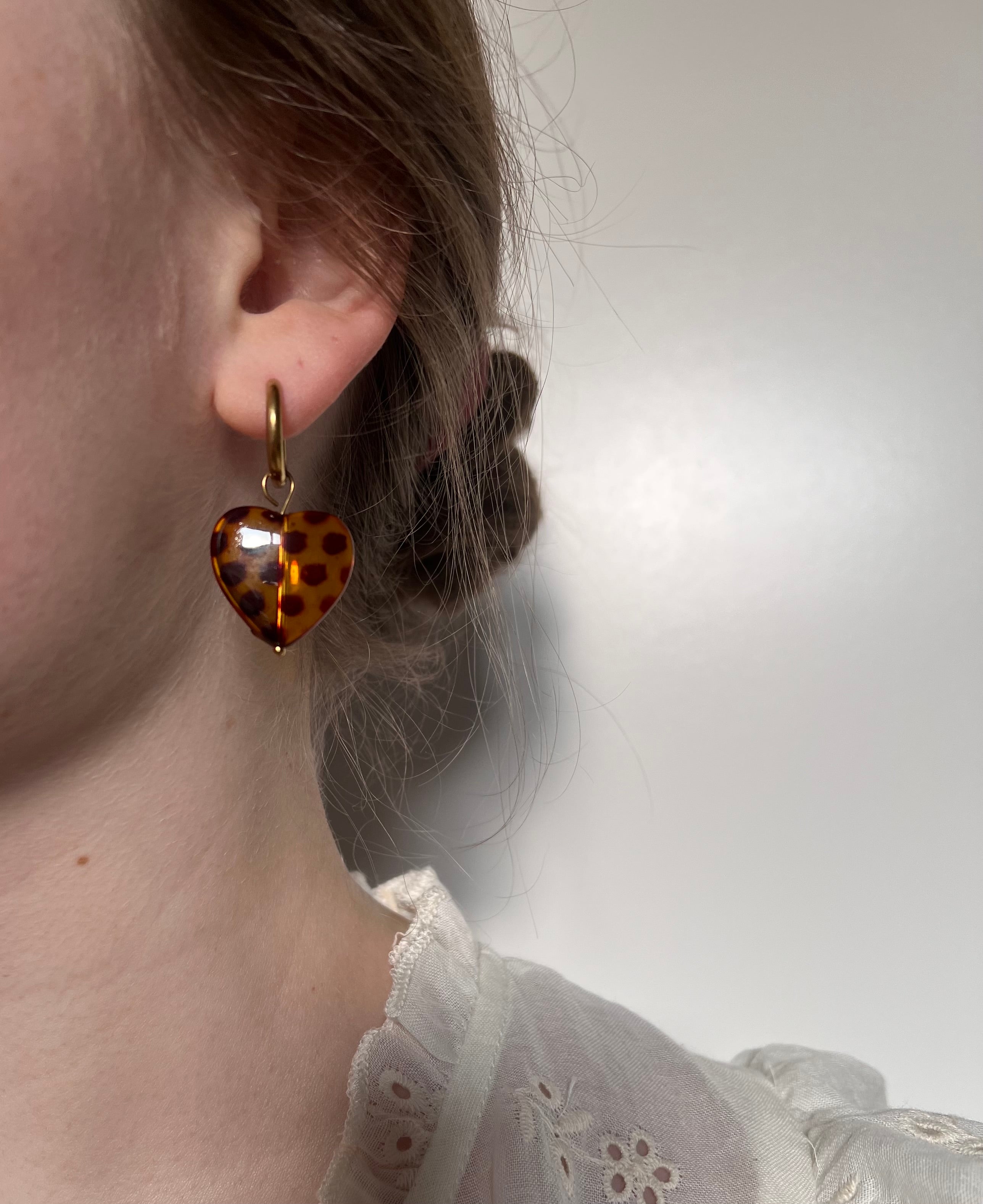 Honey Panter oorbellen