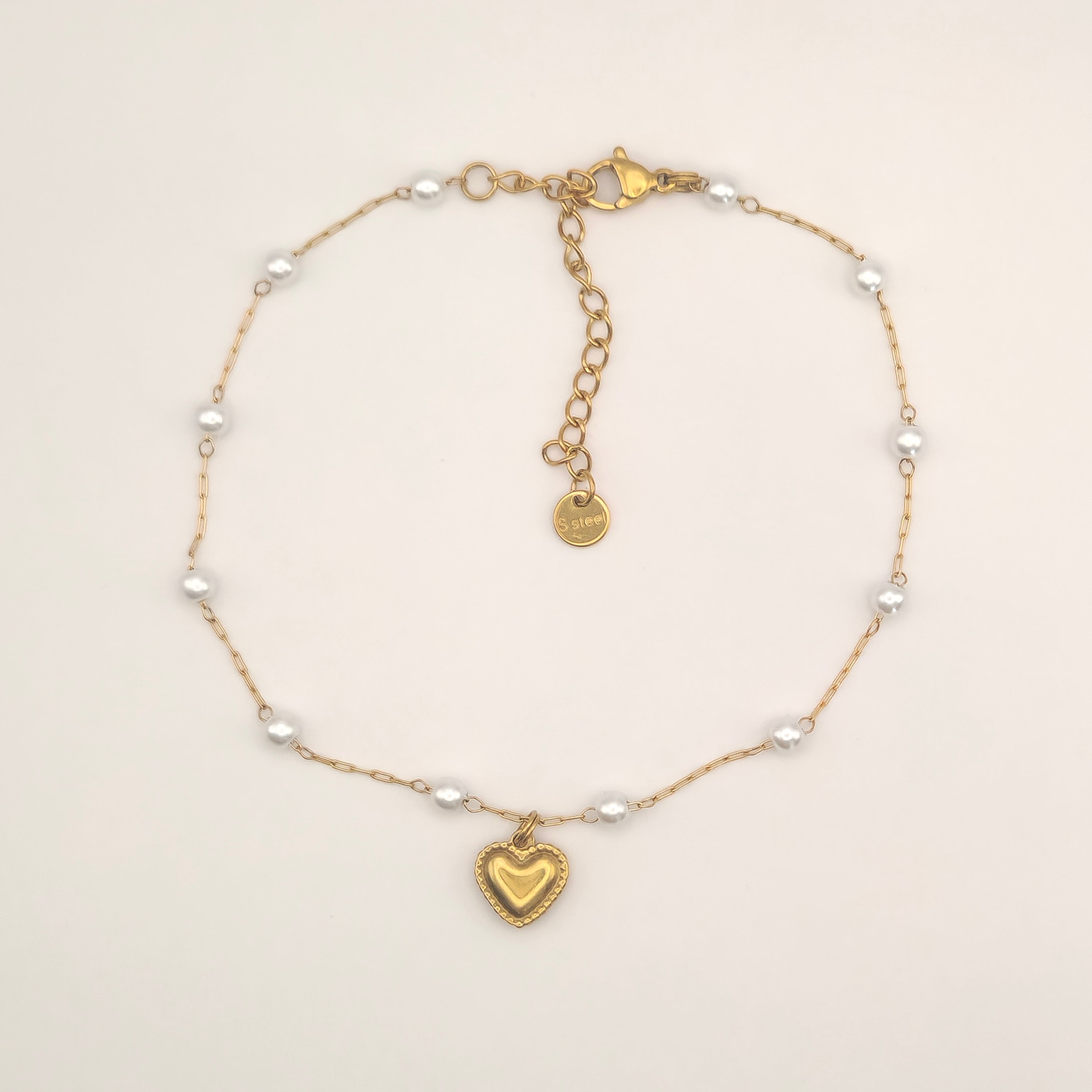 Lovely Pearl enkelbandje
