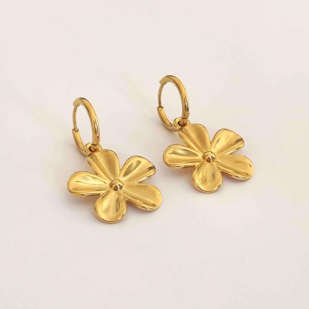 Flower oorbellen