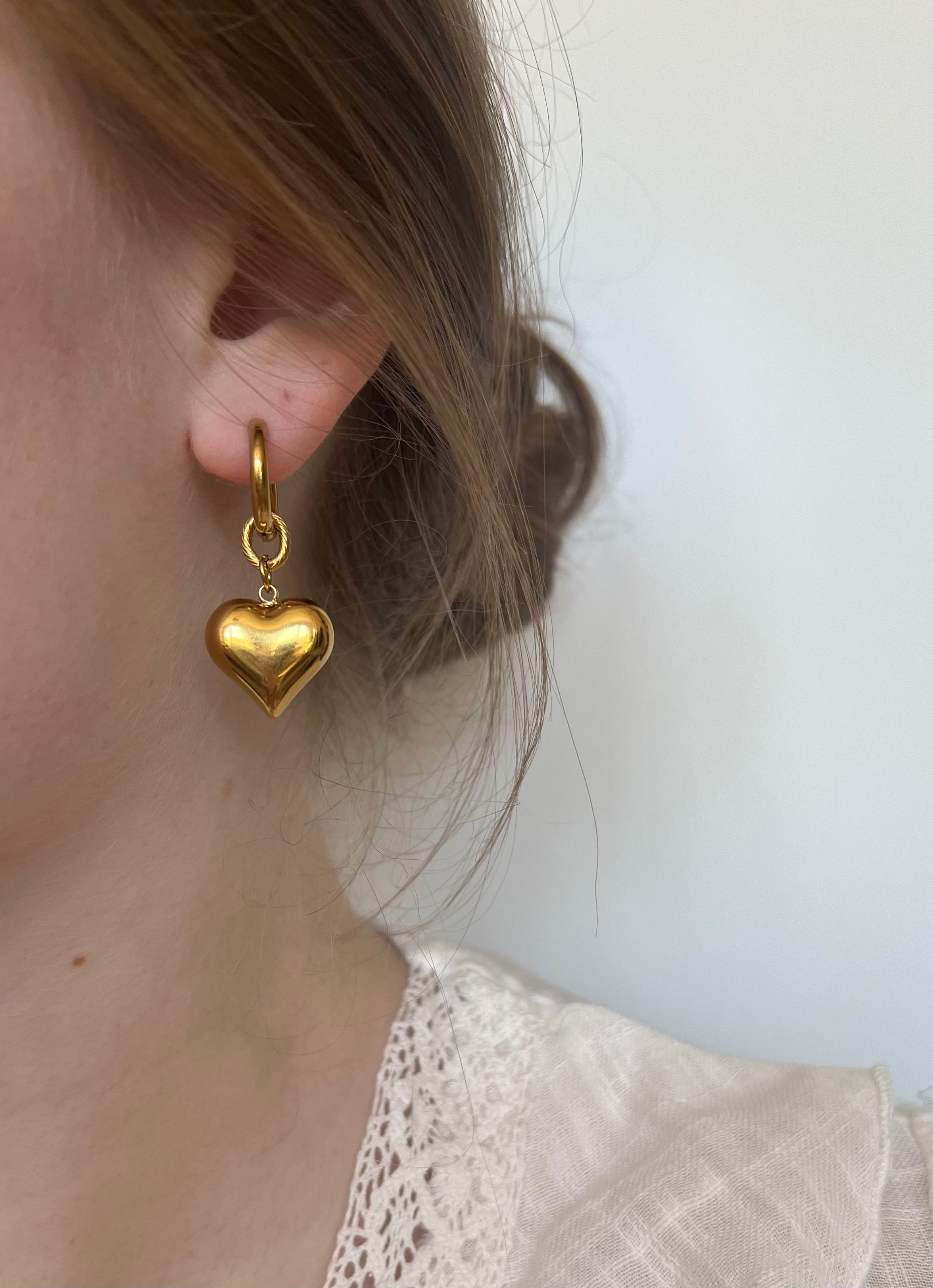 Bubbly Heart oorbellen