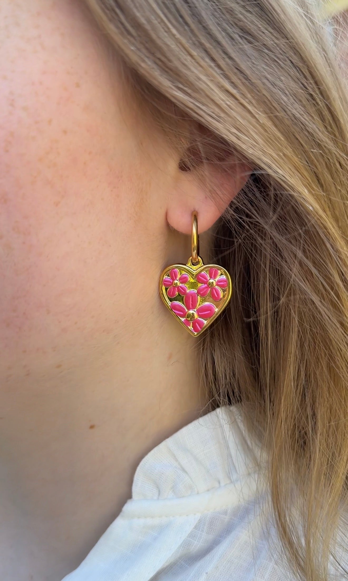 Blooming Heart oorbellen