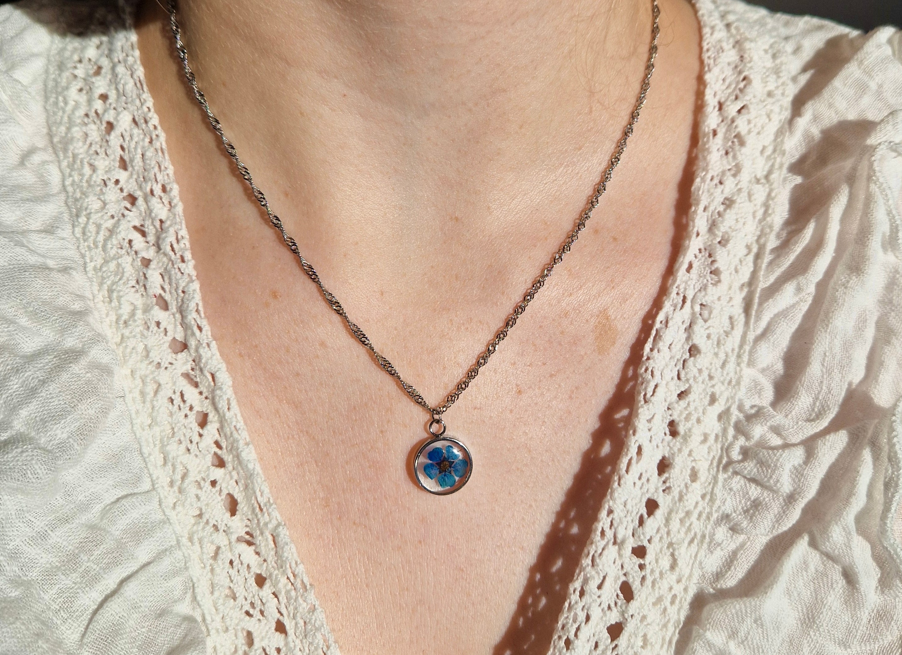 Blossom Charm ketting (zilver)