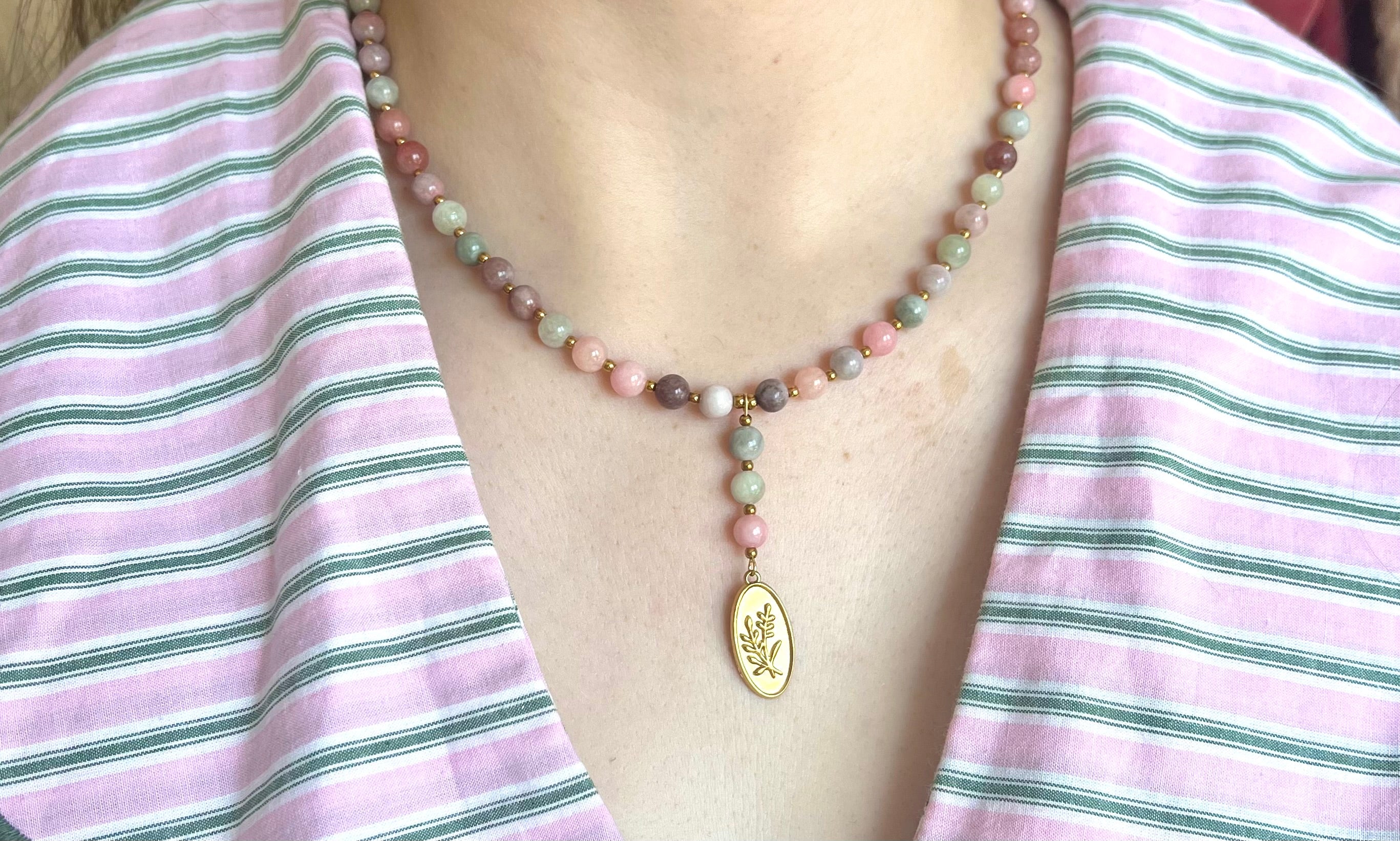 Pastel Fields kralenketting