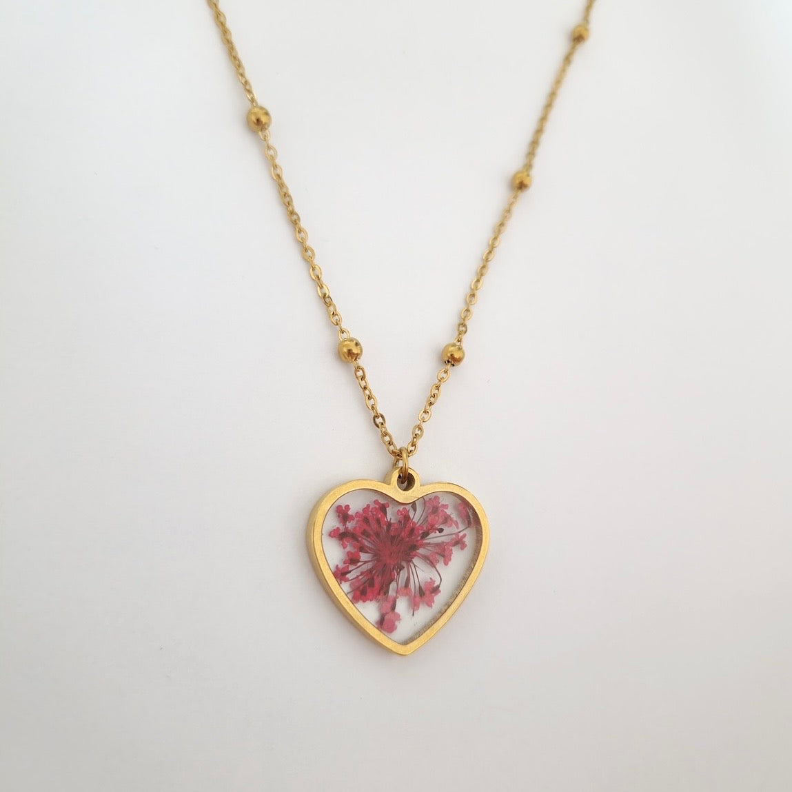 Floral Heart ketting