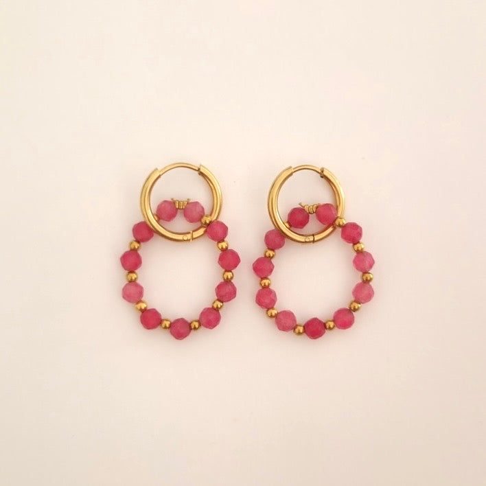 Sparkling Circle oorbellen