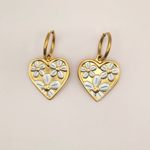 Blooming Heart oorbellen