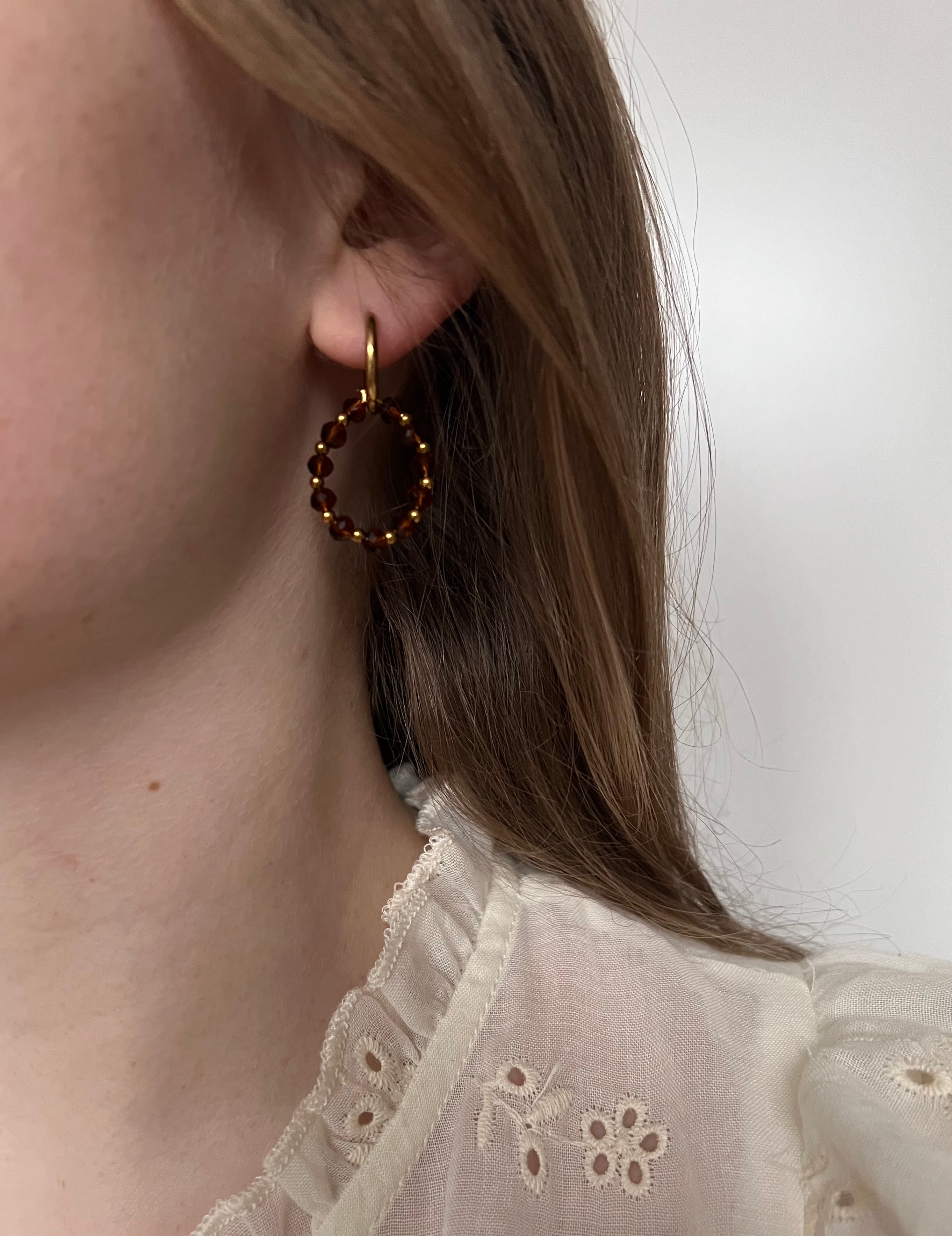 Sparkling Circle oorbellen