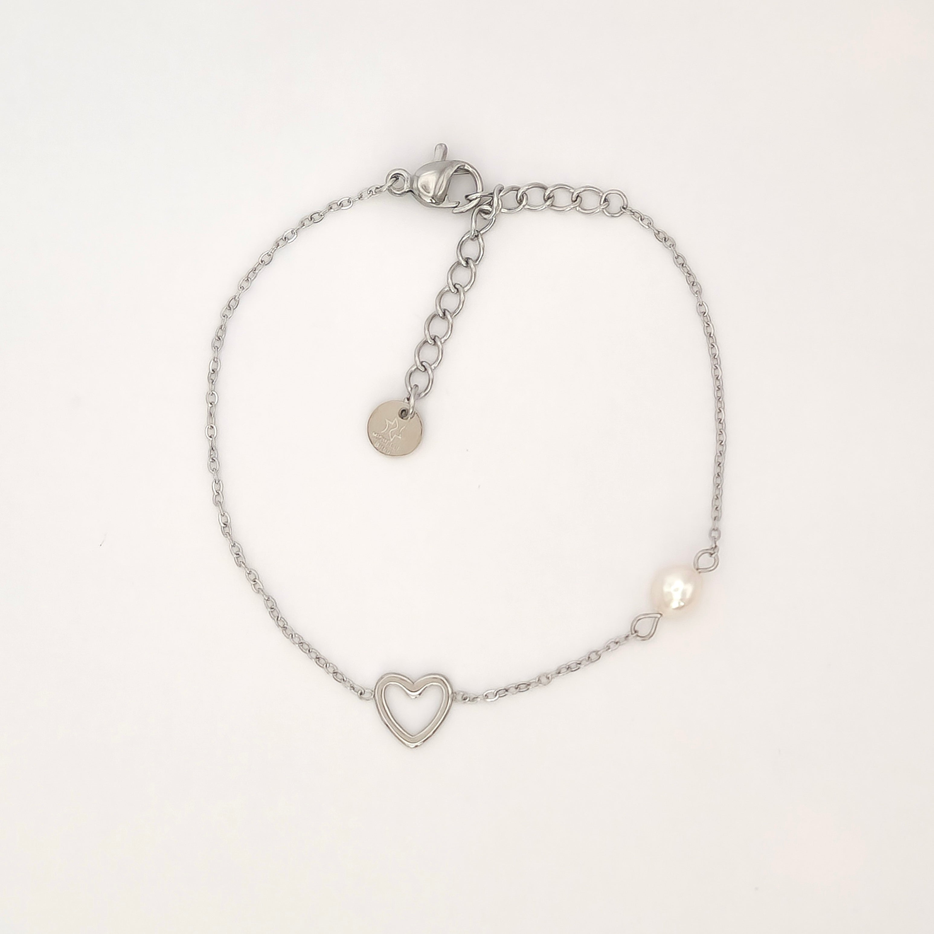 Soft Heart Pearl armband