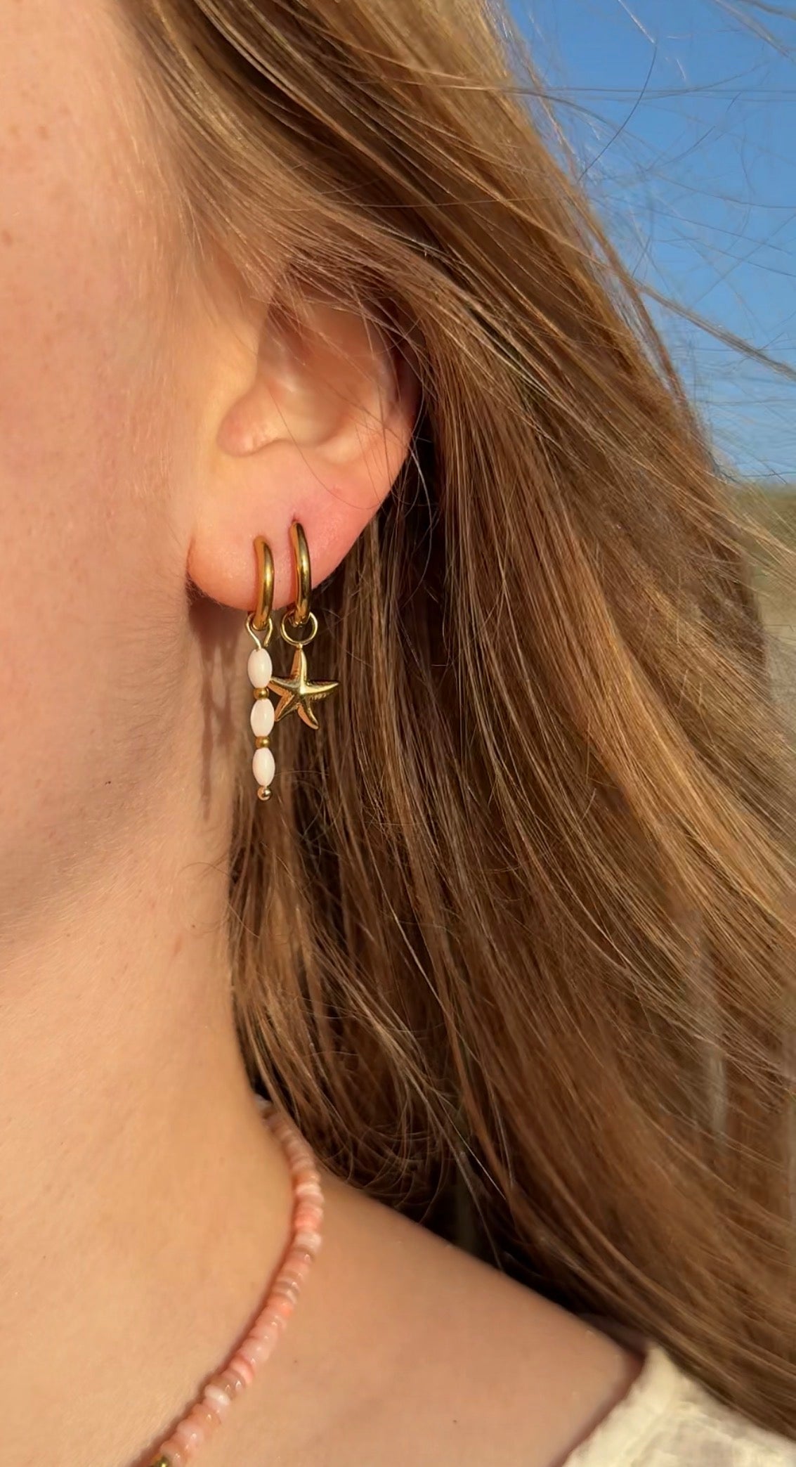 Beachy oorbellen (3)