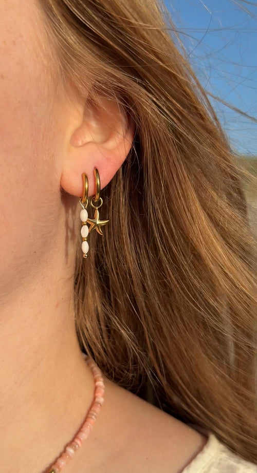 Beachy oorbellen (3)