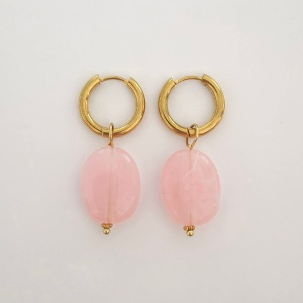 Marble Charm oorbellen