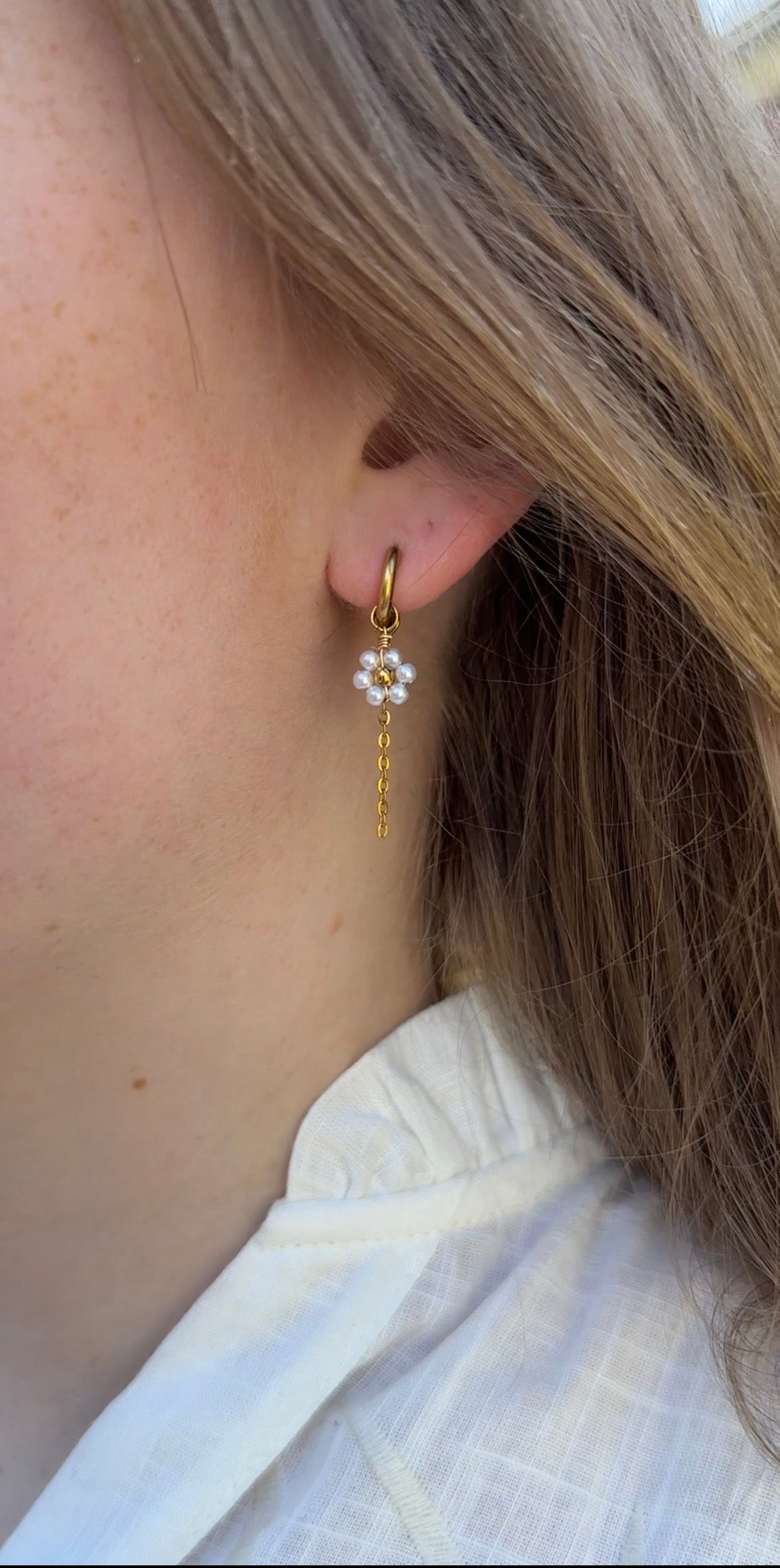 Daisy Chain oorbel