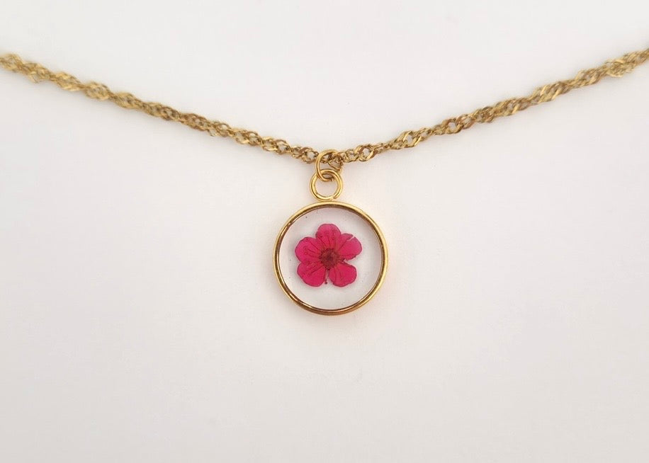 Blossom Charm ketting (goud)