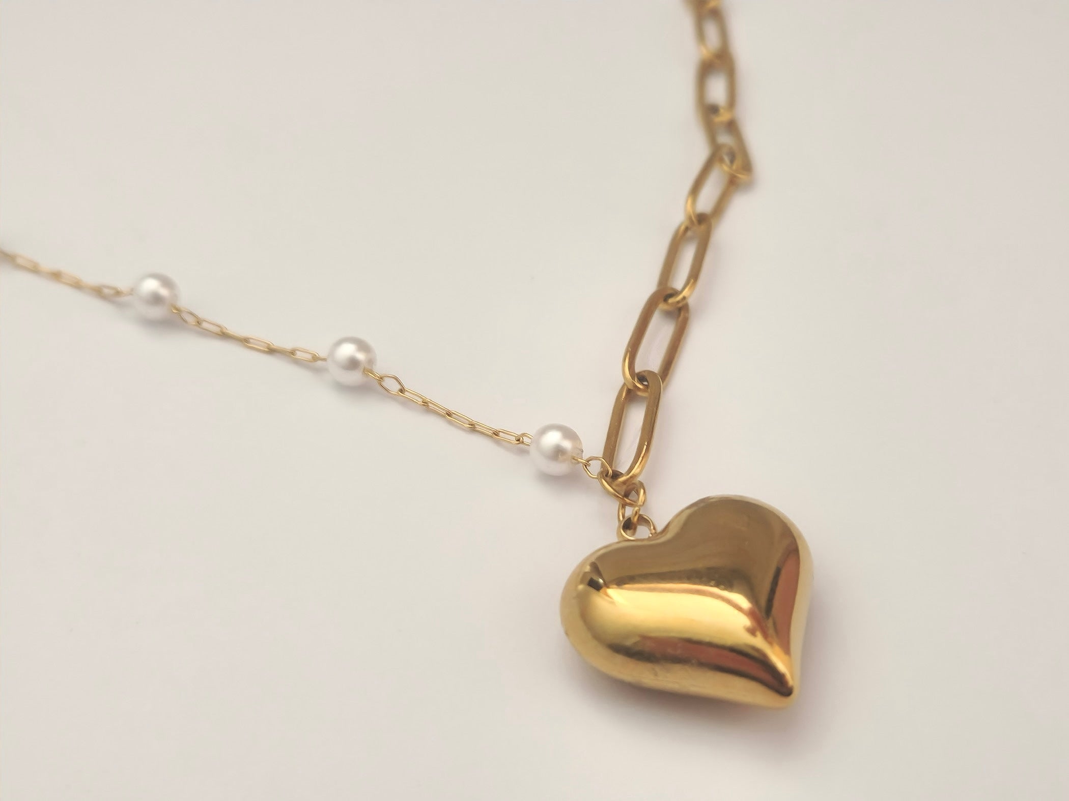 Bubbly Heart ketting