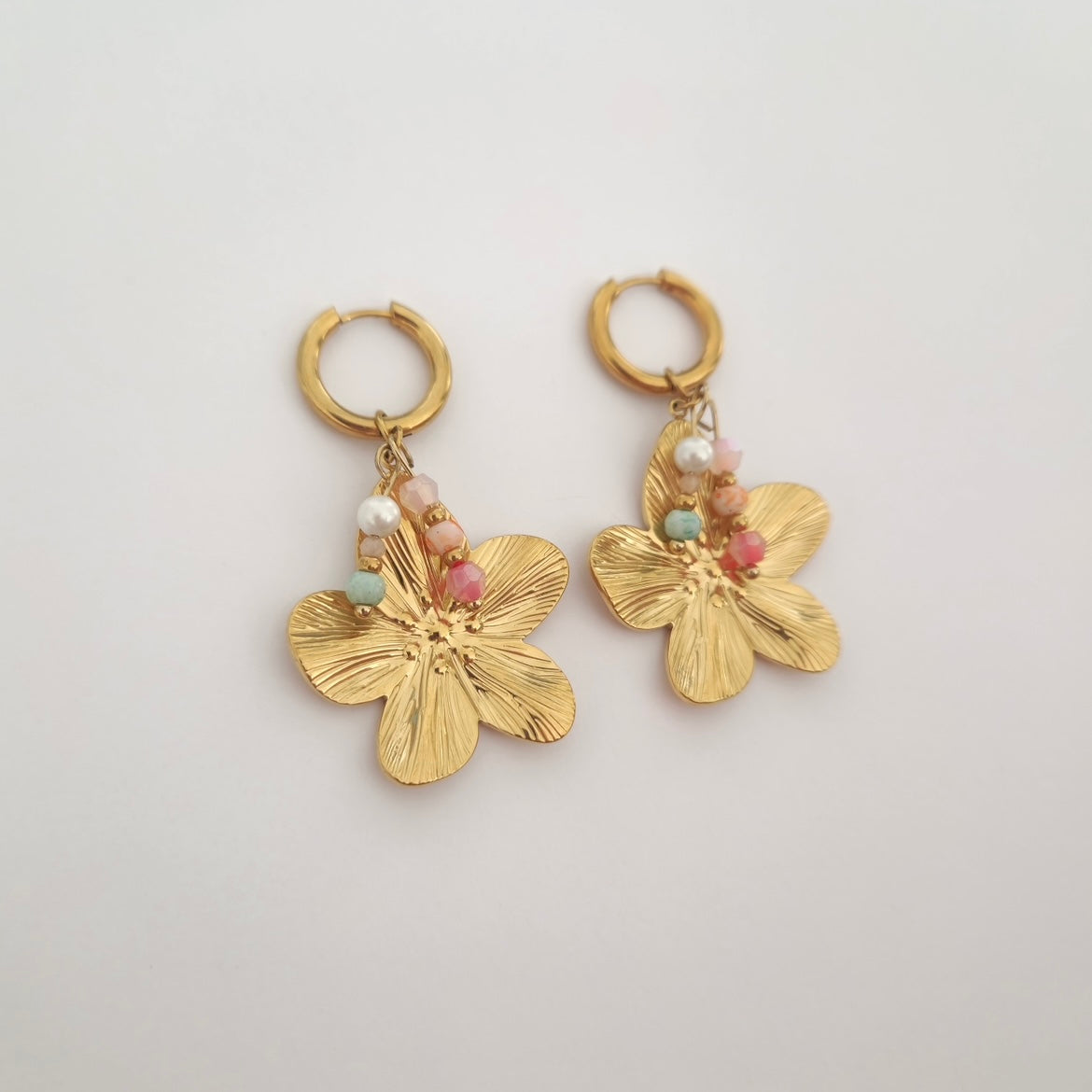 Flower Power oorbellen